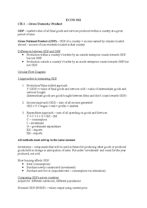 Intro to Micro-economics Notes - ECON 001 CH. 1 Microeconomics – study ...