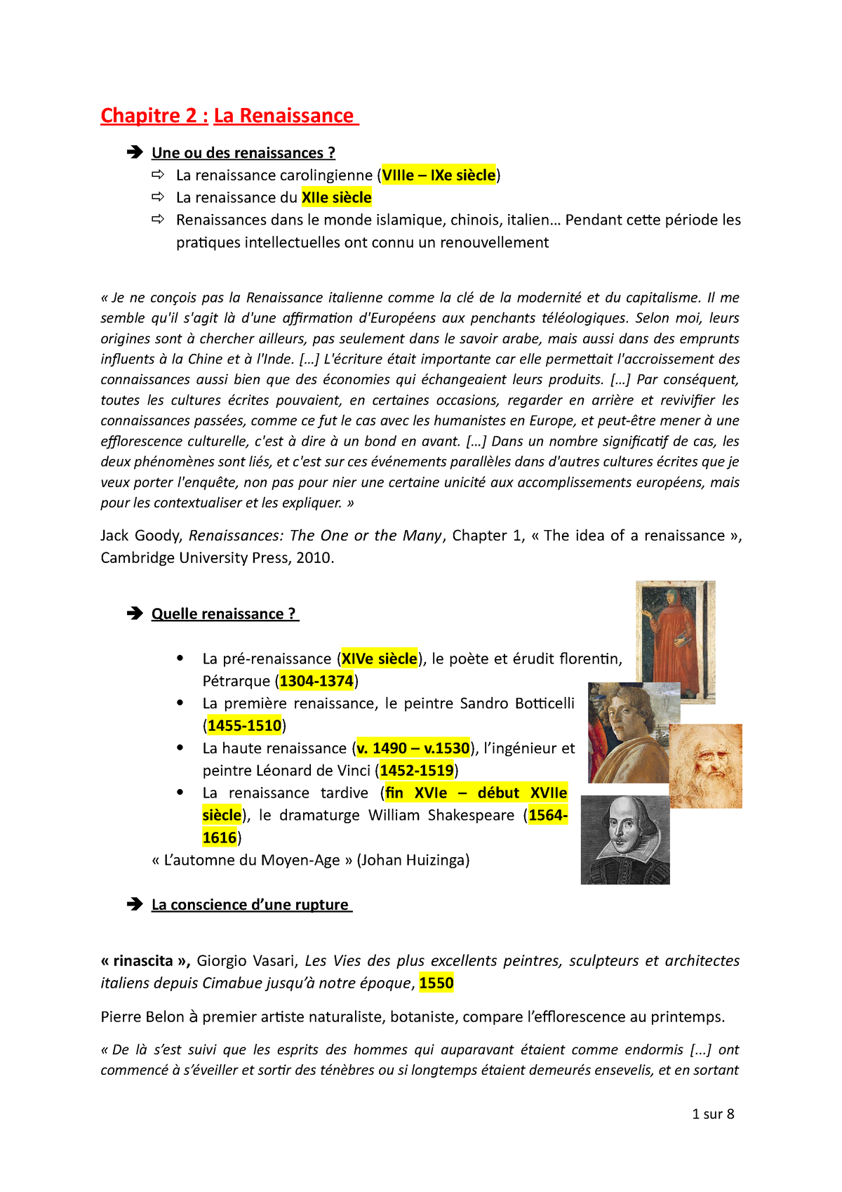 dissertation sur la renaissance pdf