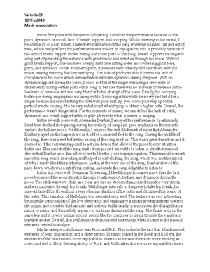 Music Appreciation Notes - Elements of Music: When listening to music ...