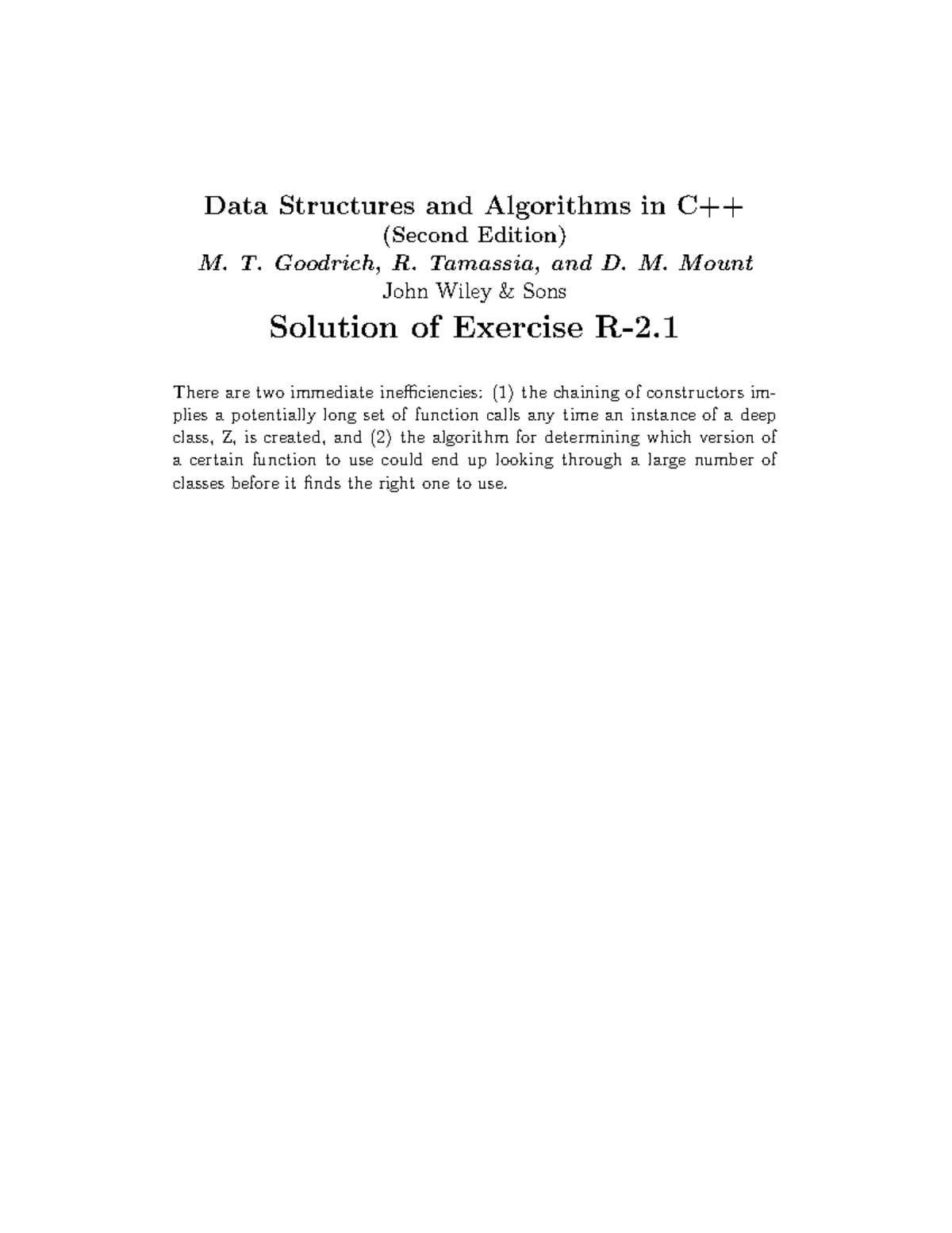 Ch02 - Authors: Goodrich, Tamassia, Mount 2nd Edition - Data Structures ...