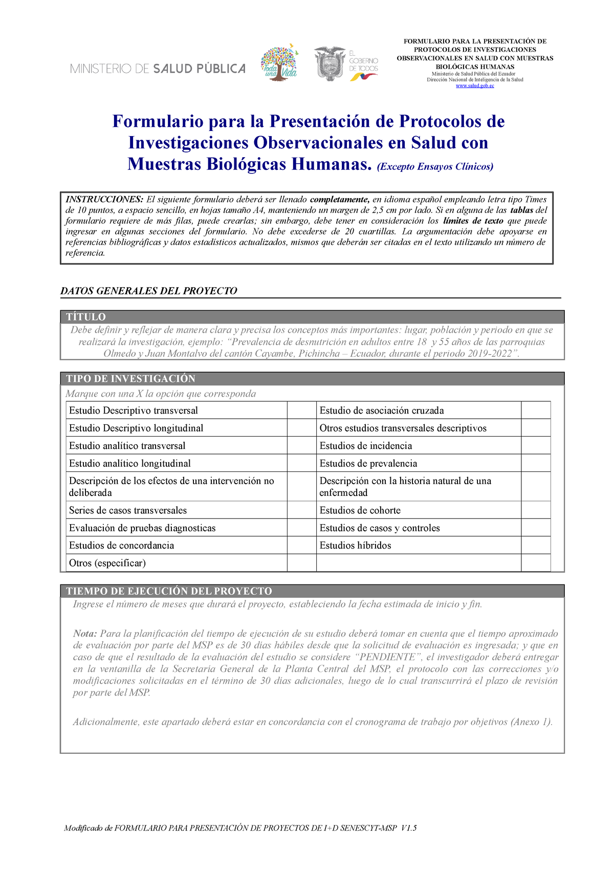 Formulario-PARA-LA- Presentación-DE- Protocolos-DE- Investigación-EN ...