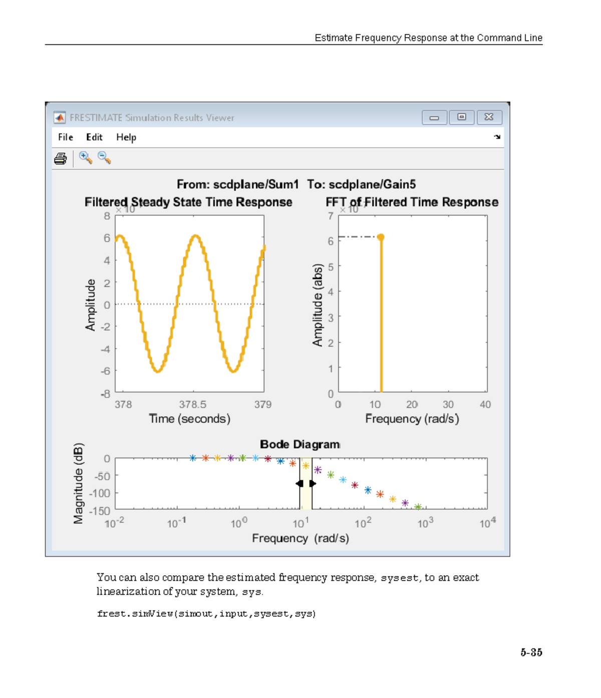 Simulink Control Design (59) - You can also compare the estimated ...