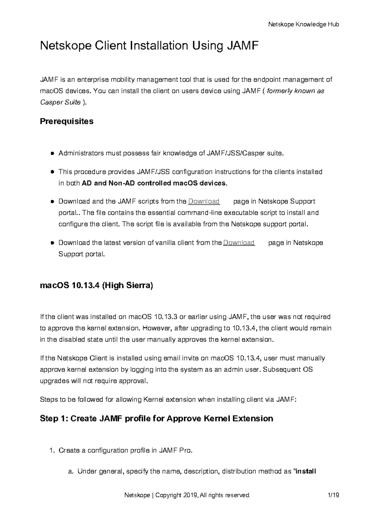 Netskope Client Installation Using JAMF – Netskope Support - Netskope ...