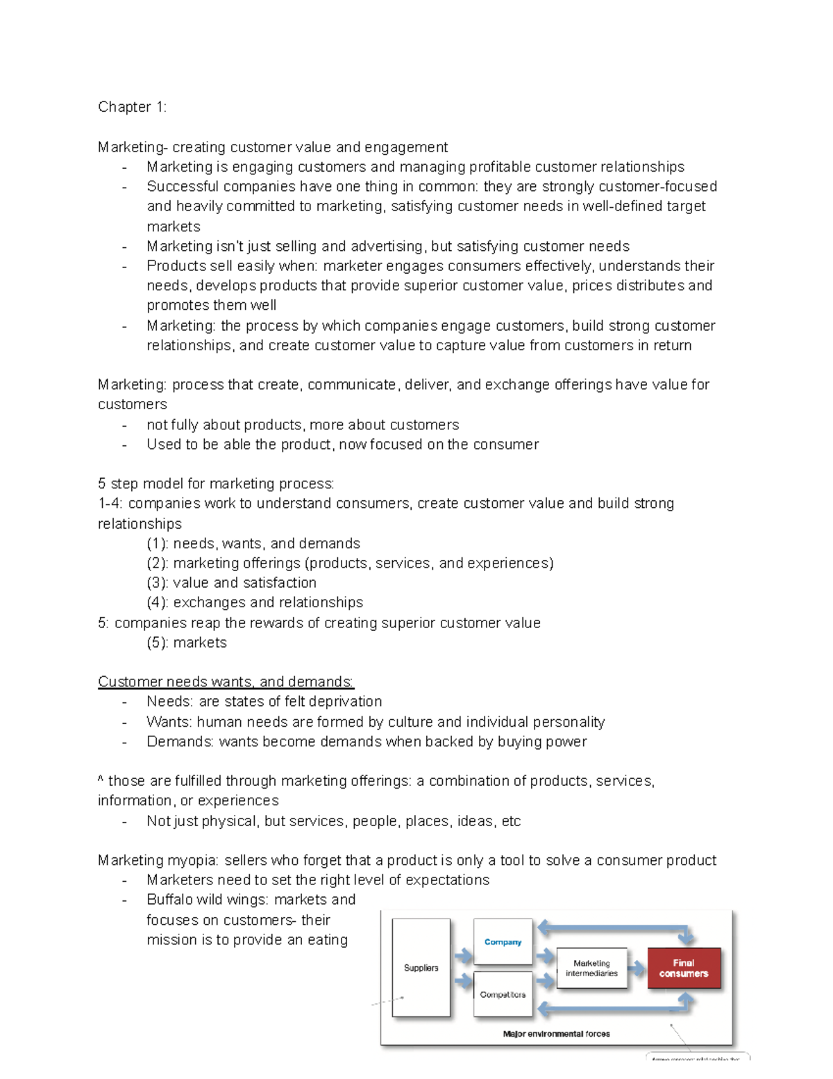 Chapter 1- Principles Of Marketing From Principles Of Marketing 17th ...