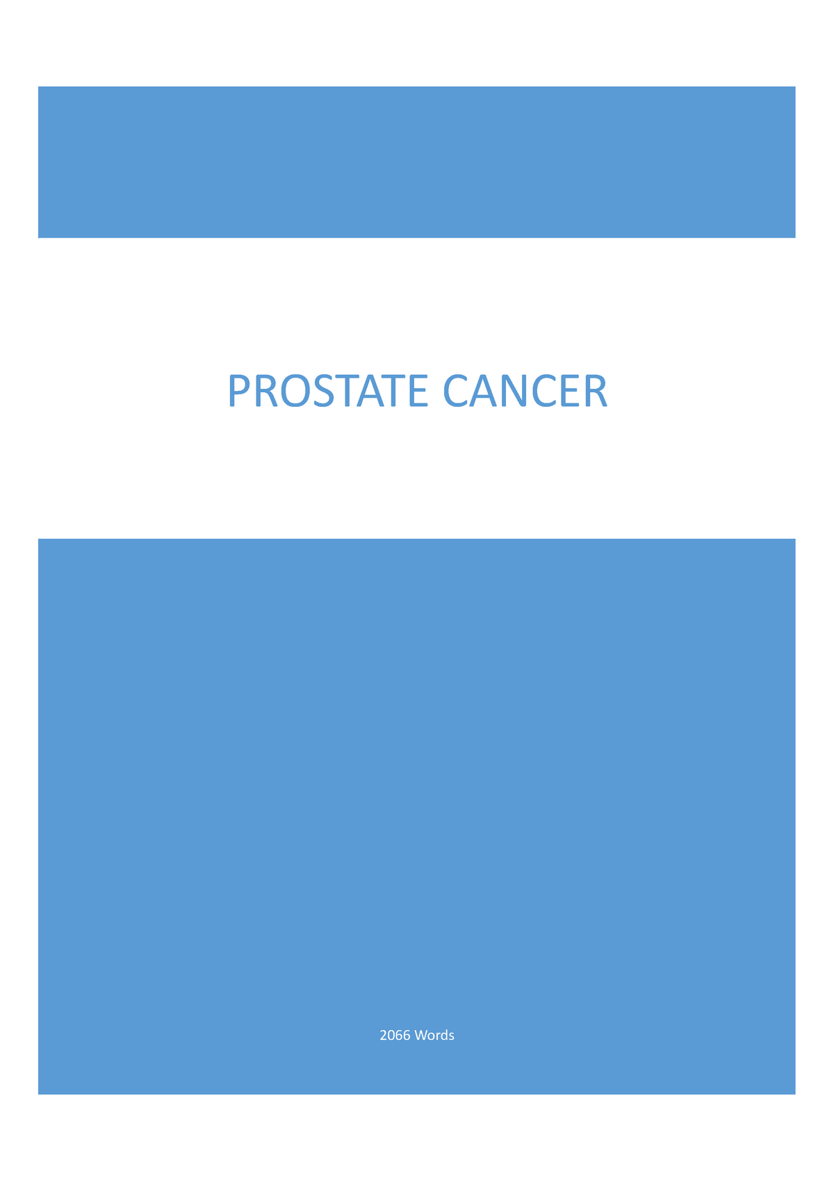 case study 72 prostate cancer