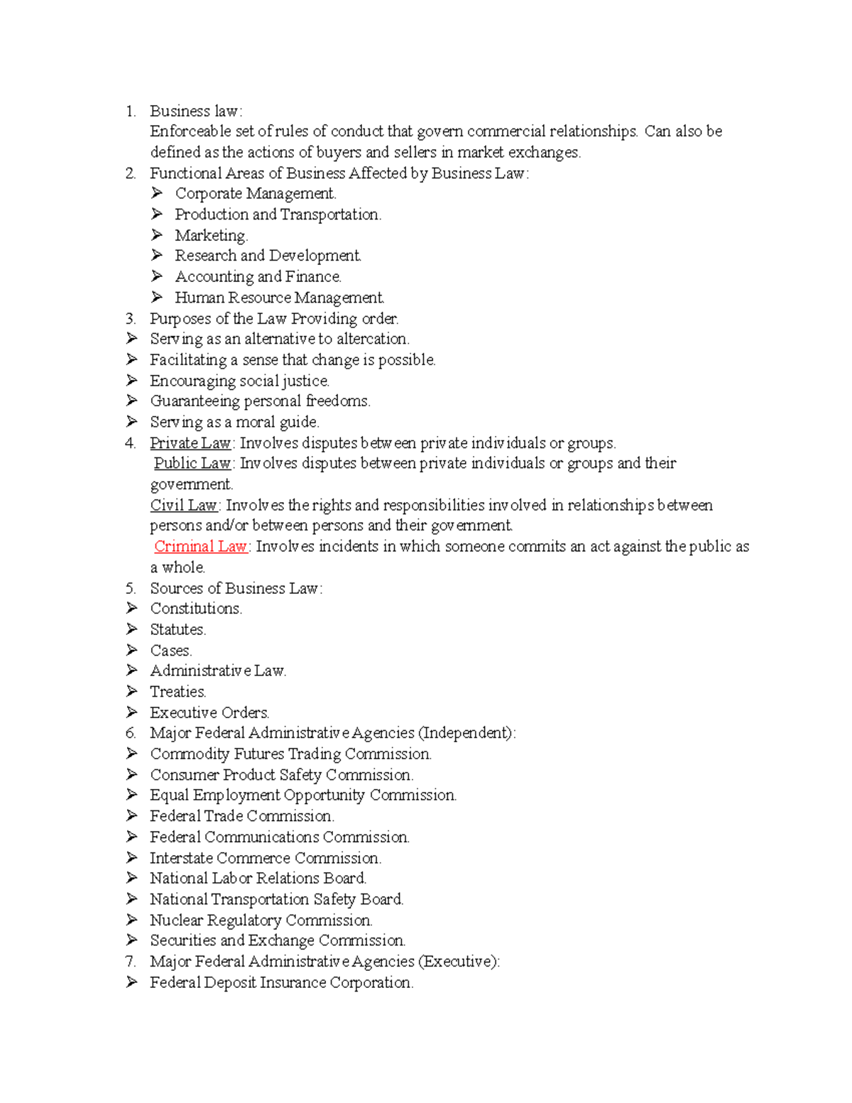 Chapter 1 On Business Law - 1. Business Law: Enforceable Set Of Rules ...