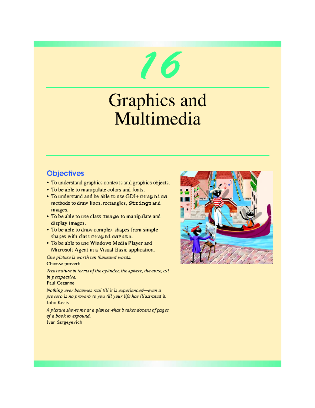 Chapter 16 - Graphics and Multimedia - 16 Graphics and Multimedia ...