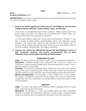 ESP 10 Q2 Module 4 - ESP - Health Quarter 1 - Studocu