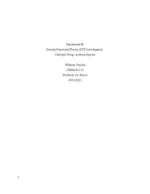 Experiment 4 CHEM322-01 - Experiment # POTENTIOMETRIC TITRATION OF A ...