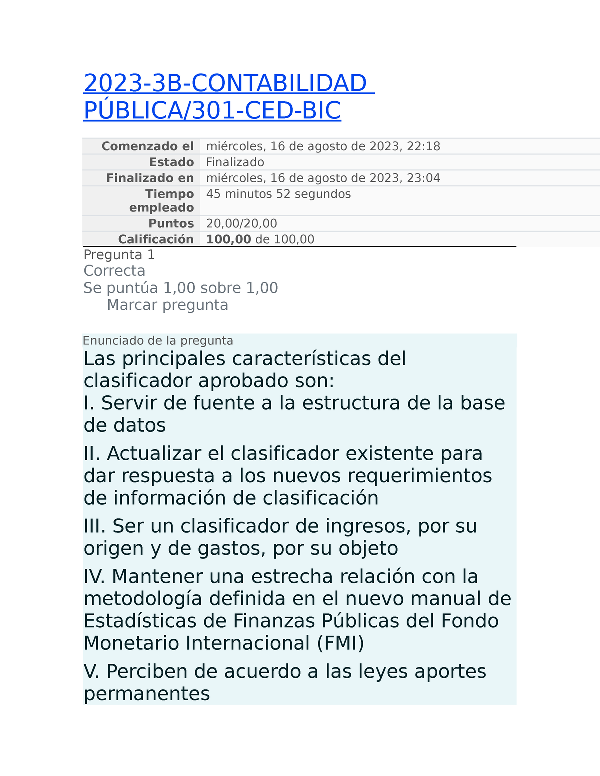 Prueba 1 Contabilidad Publica - 2023-3B-CONTABILIDAD PÚBLICA/301-CED ...