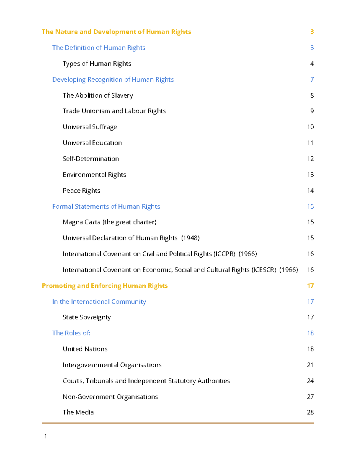 Human Rights Learn About - The Nature and Development of Human Rights ...
