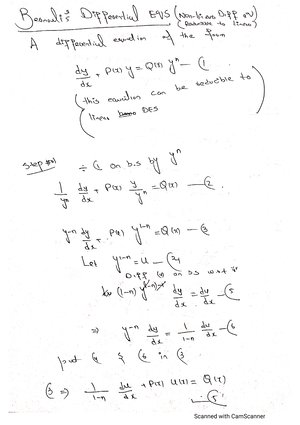 Theory Of PDES - PDF NOTES OF DIFFERENTIAL EQUATIONS - Department Of ...