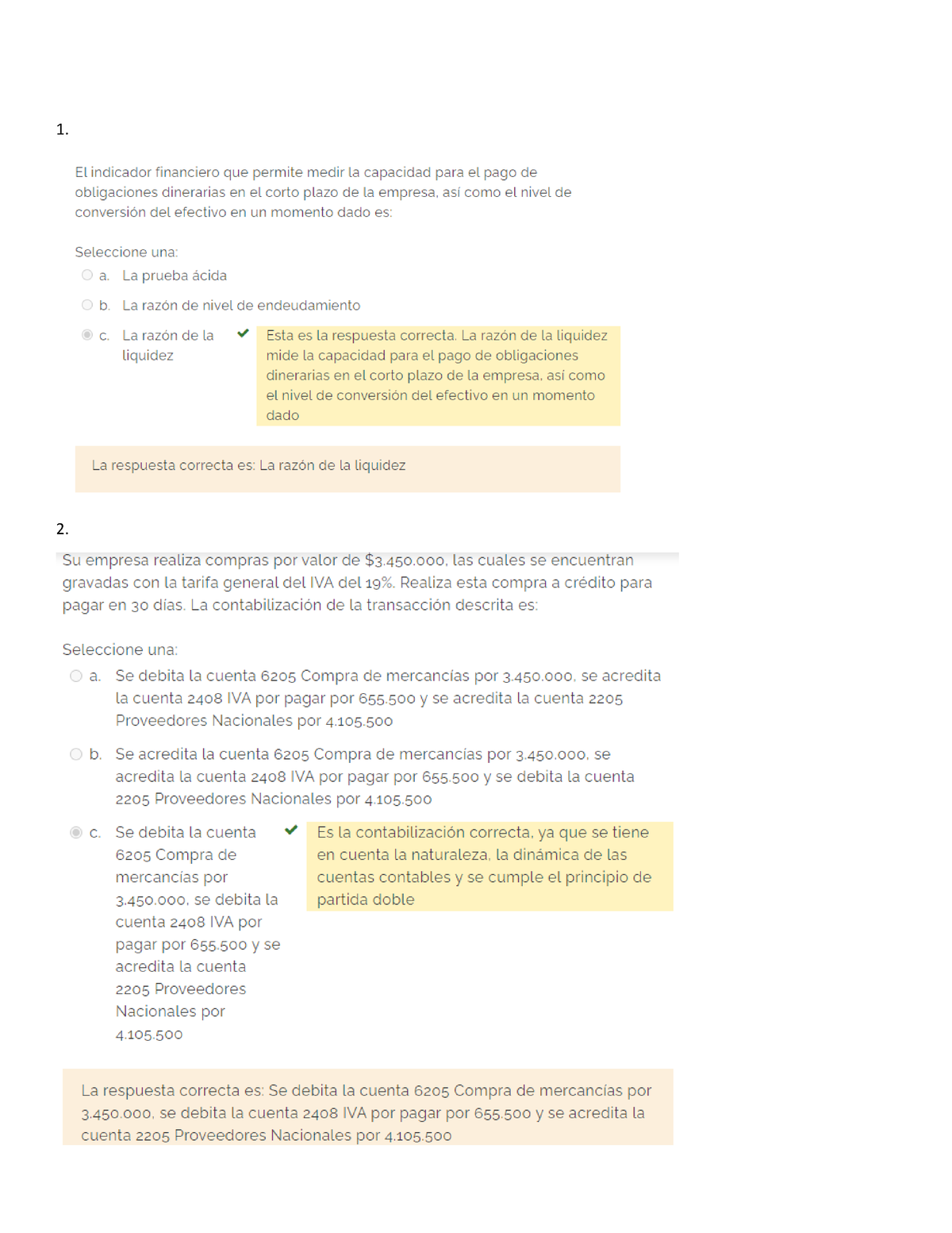 Examen Unidad 3 Contabilidad - Contabilidad Financiera - Studocu