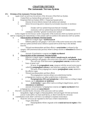 The Peripheral Nervous System Study Guide - Chapter 13-4 Study Guide ...