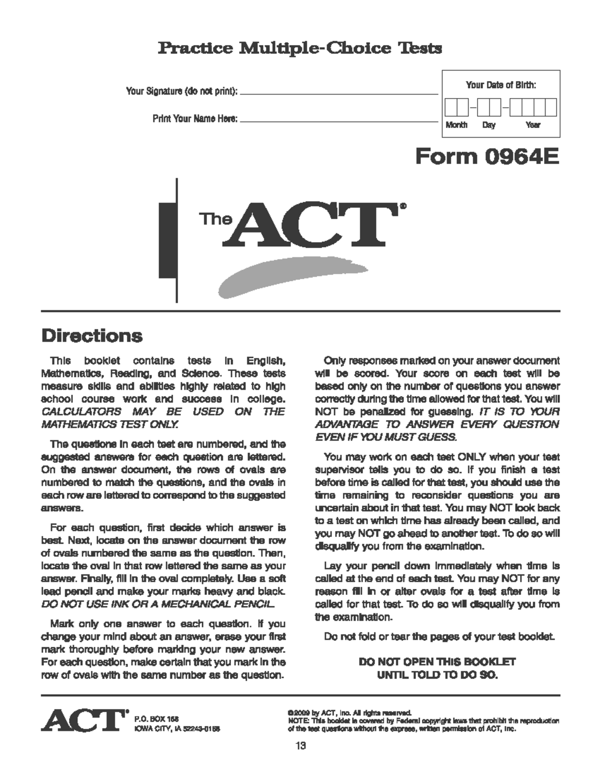 ACT 2007April64EThe Potter's Kiln ECO 1002 Villanova Studocu