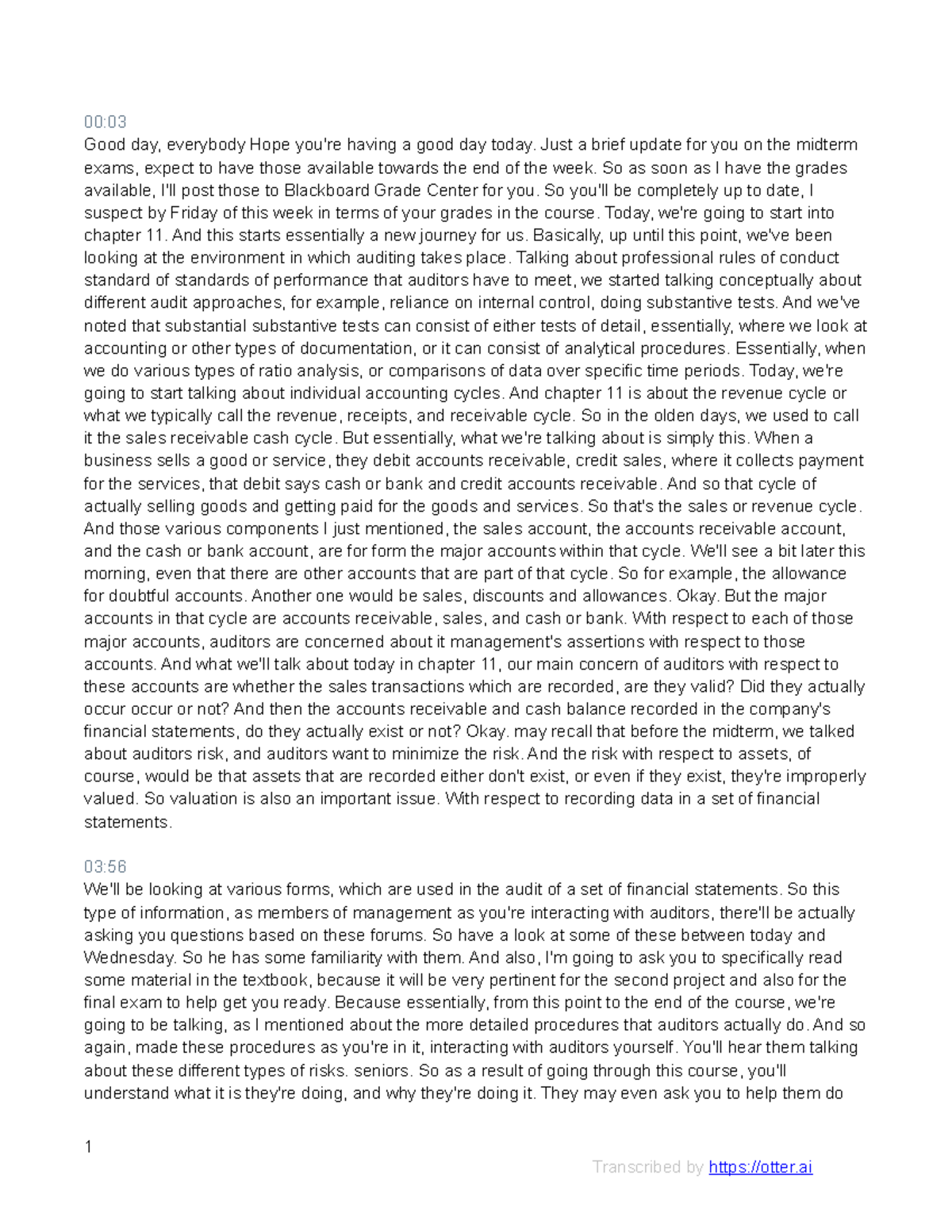 BbCollaborateCourse8620recording 09 otter 00 Good day, everybody