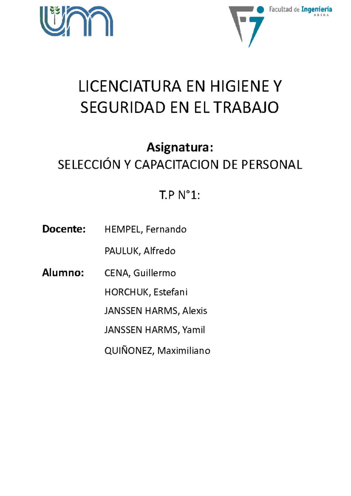 Cronograma Anual De Capacitacion Universidad Nacional De Misiones