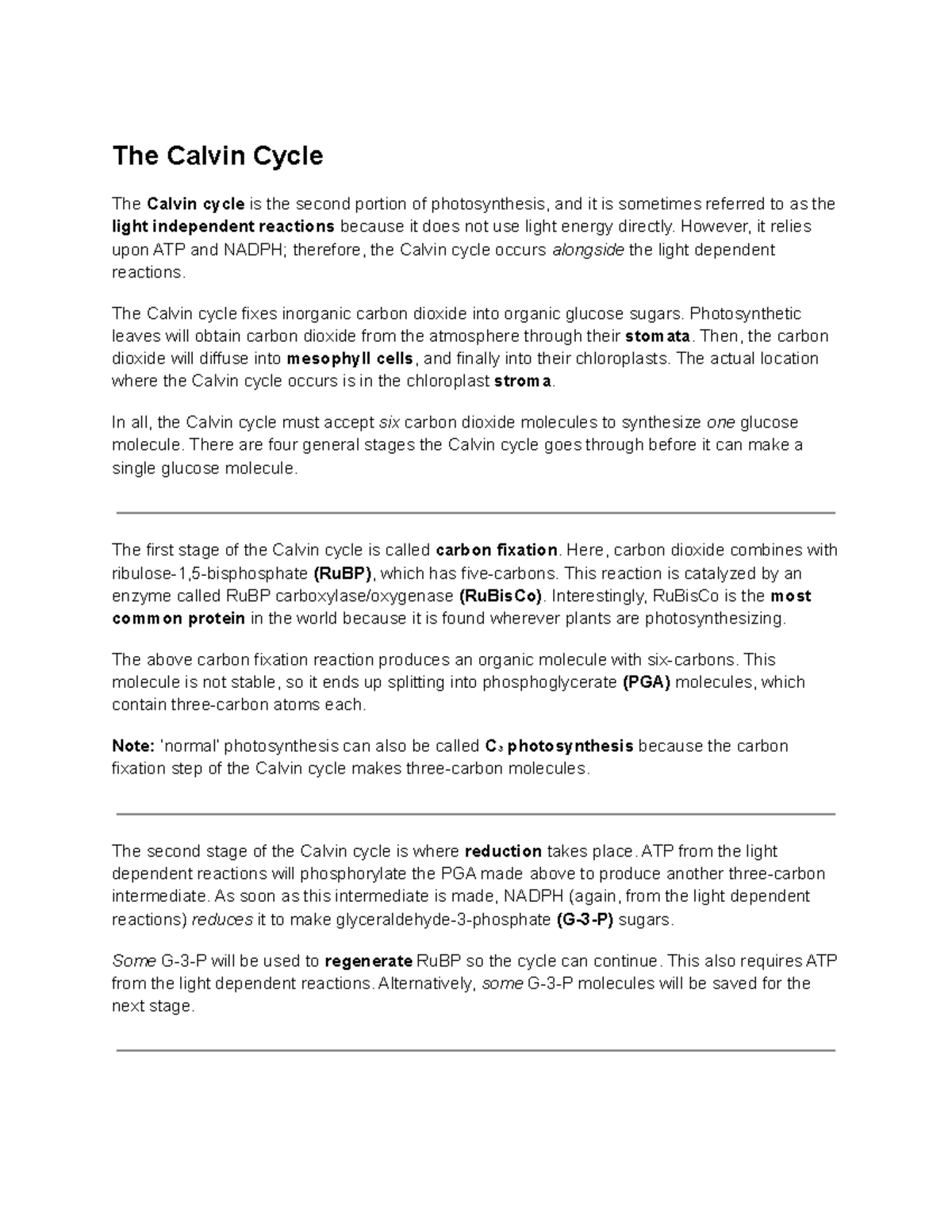 the-calvin-cycle-lecture-notes-8-9-the-calvin-cycle-the-calvin