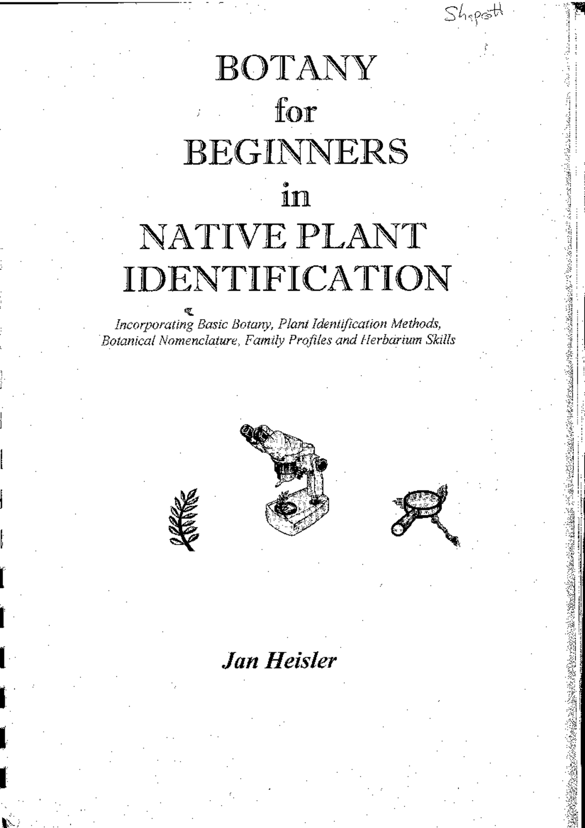 Botany for Beginners - ENS221 - Studocu