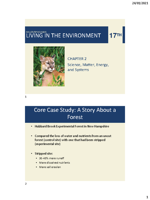 Chapter 6. Environmental Science - LIVING IN THE ENVIRONMENT 17 TH ...