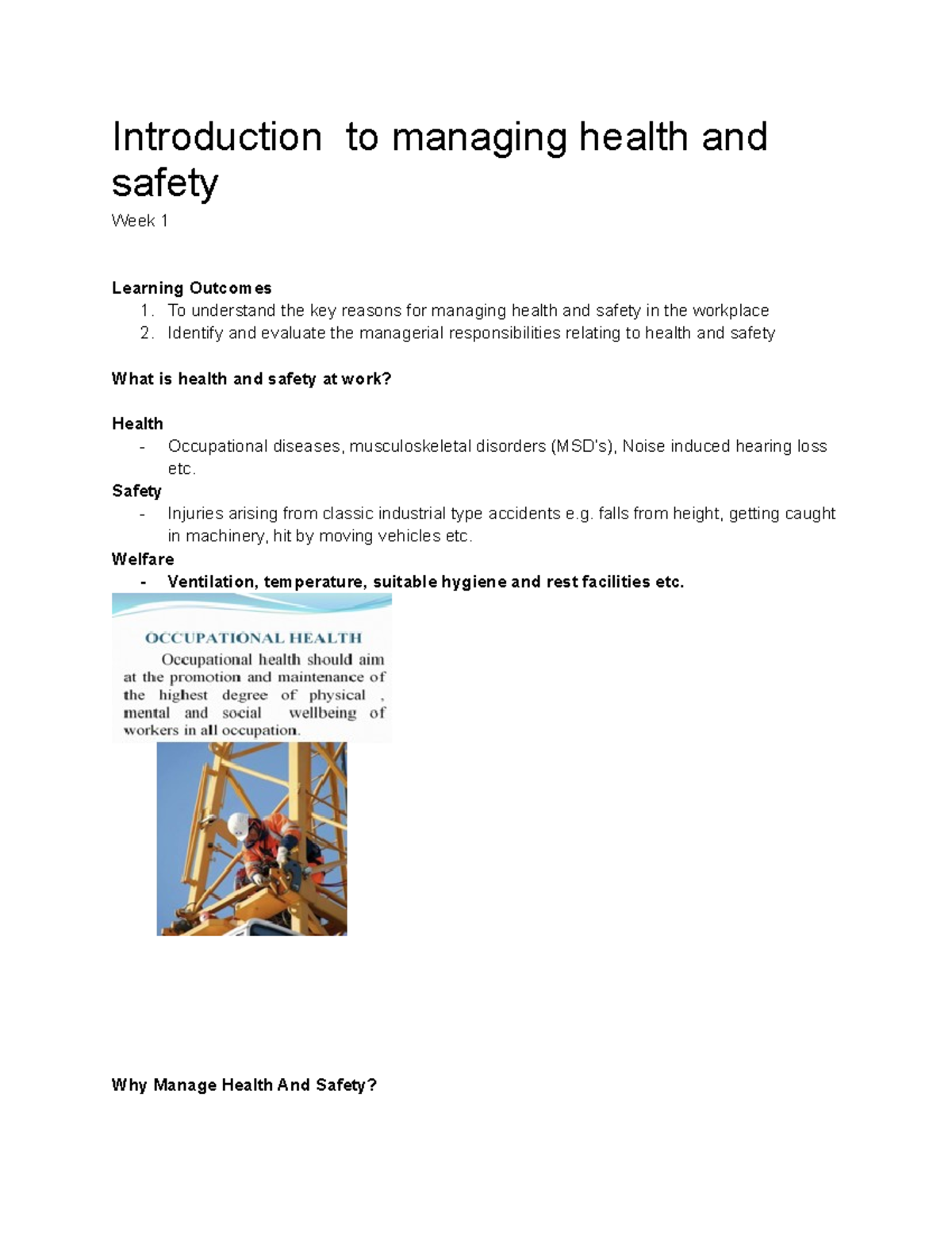 health and safety phd thesis