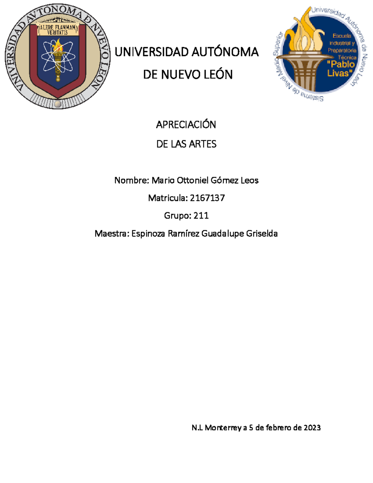 ACT 2 ET1 DE Artes - Actividad e etapa 1 - UNIVERSIDAD AUTÓNOMA DE ...