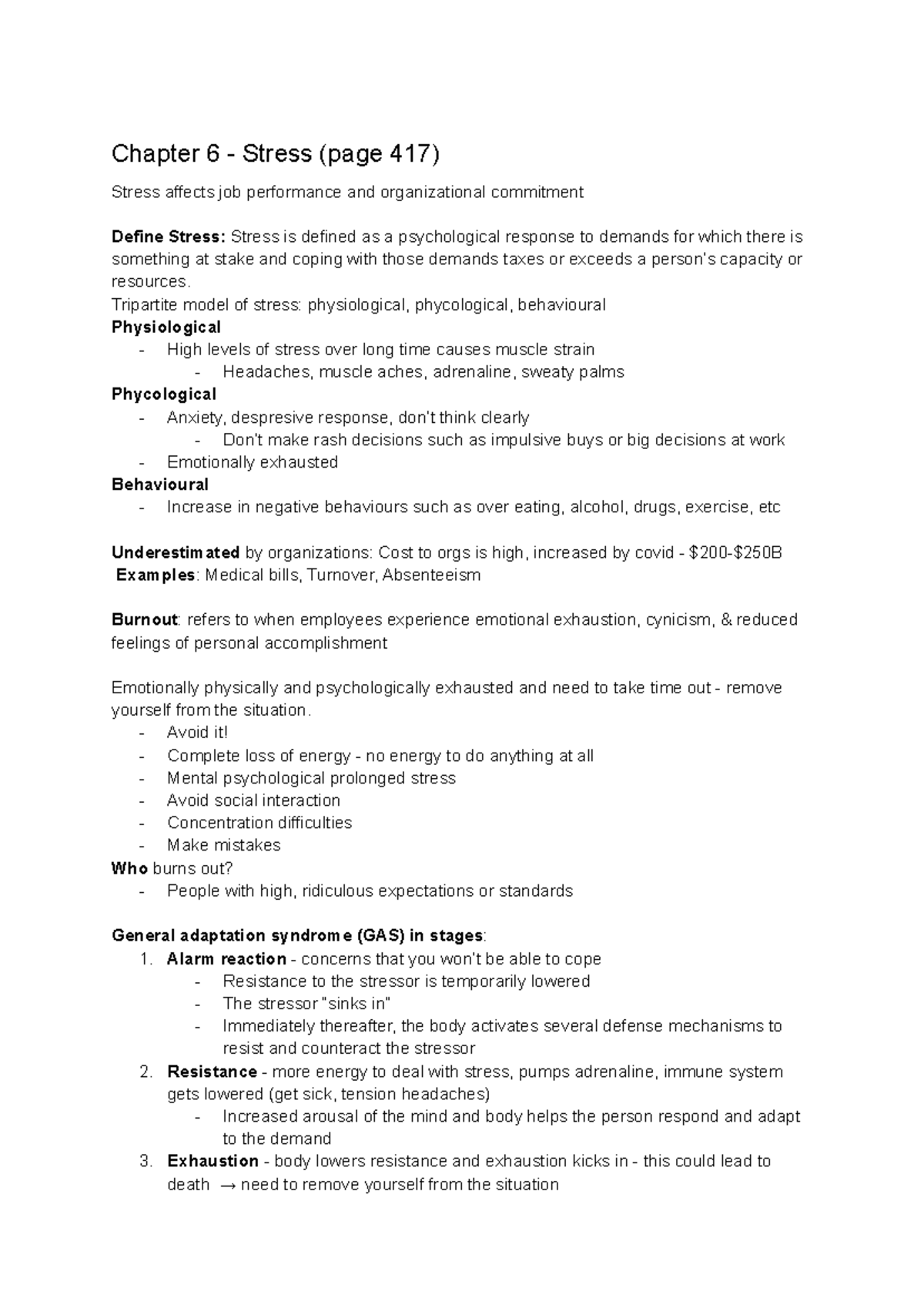 ADMS 2400 lecture notes - SOSC 1731 - Yorku - Studocu