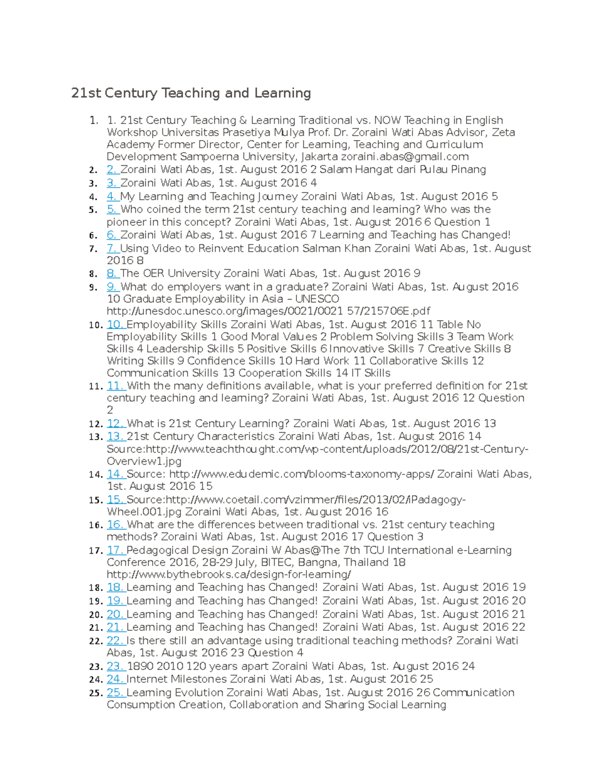 21st Century Teaching and Learning - 21st Century Teaching and Learning ...