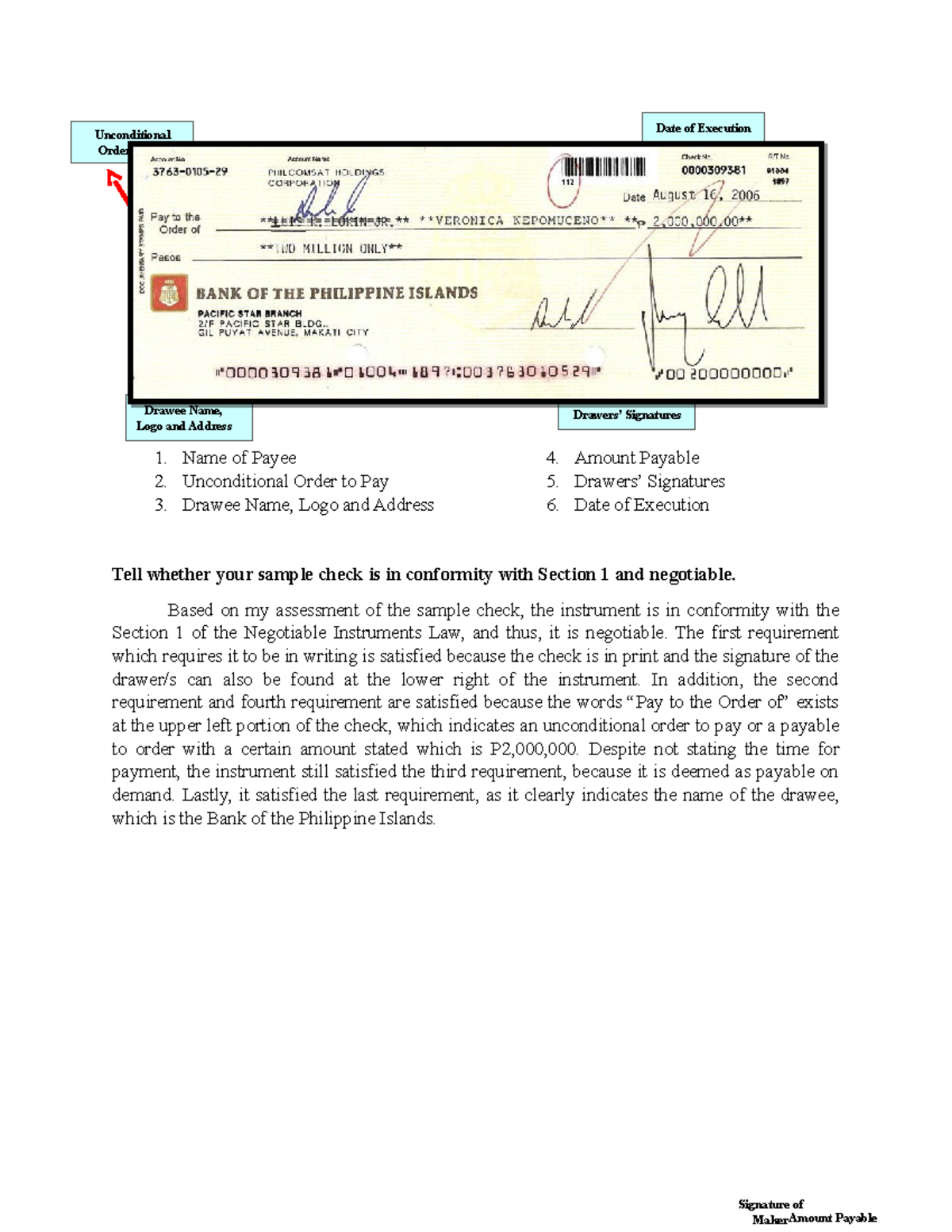 Name of Payee Lecture notes 1 BS accountancy Studocu