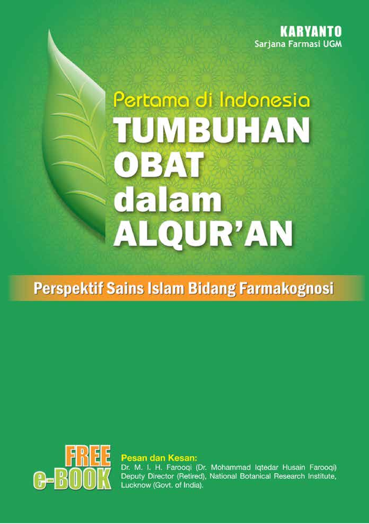 E Book Quran Tumbuhan Obat - Karyanto Tumbuhan Obat Dalam Al-Qur’an I ...