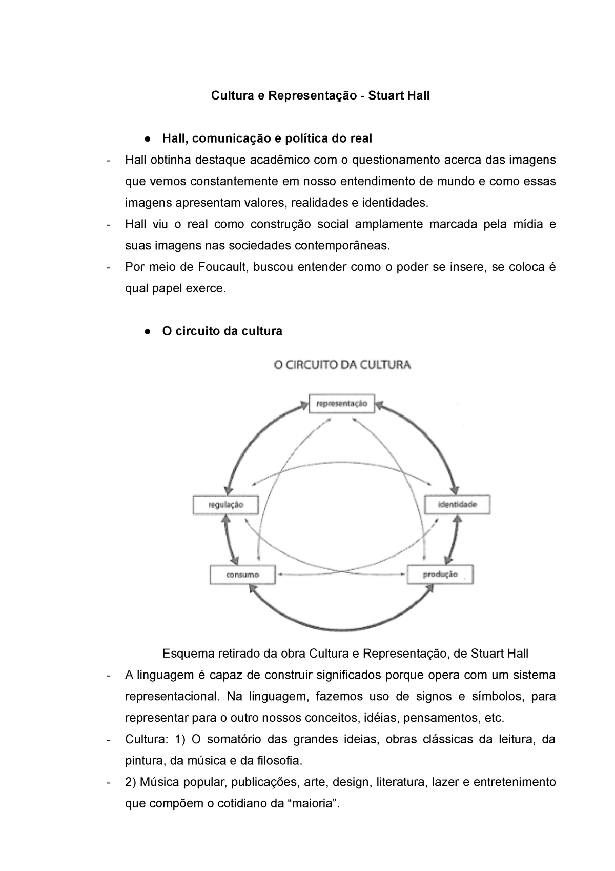 HALL Stuart. Cultura e Representacao, PDF, Antropologia