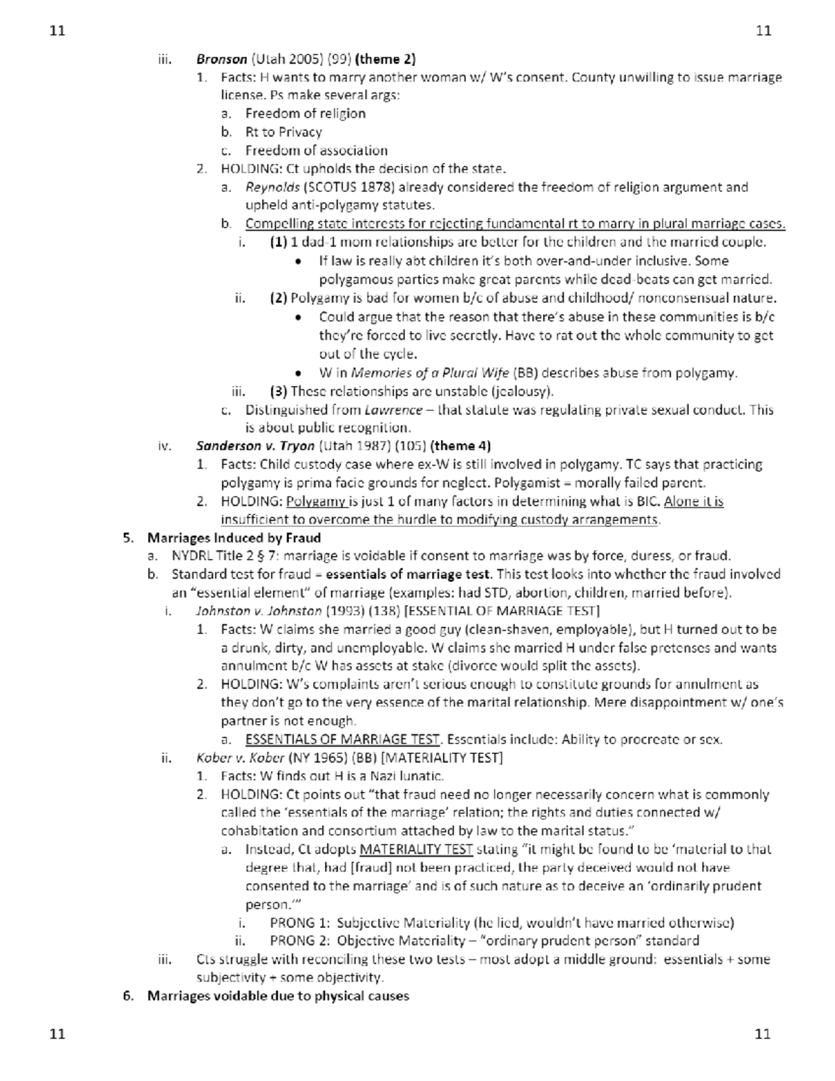 Family-law-outline 1 - LEX 122 - Studocu