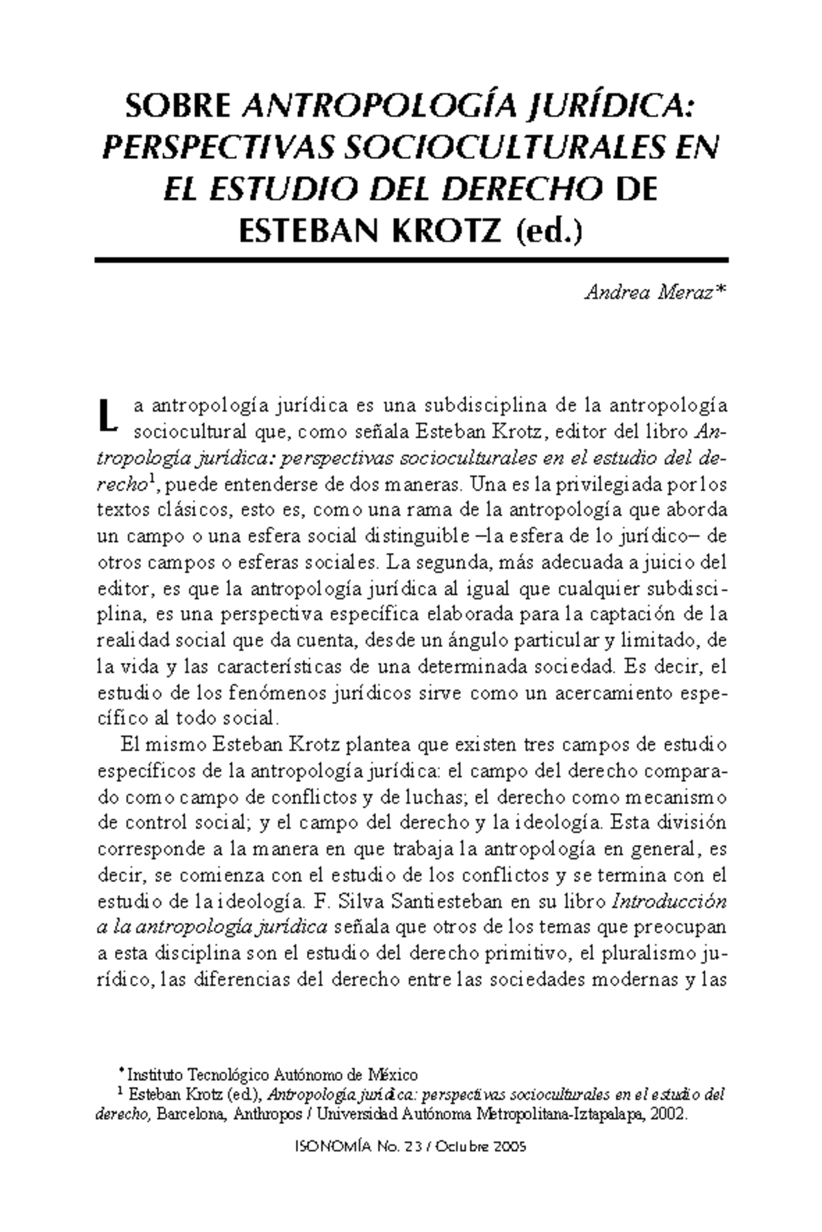 Sobre antropologa jurdica perspectivas socioculturales en el estudio ...