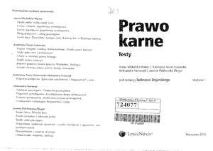 Prawo Karne - Kolokwium - Pytania - PRAWO KARNE - KOLOKWIUM - PYTANIA ...