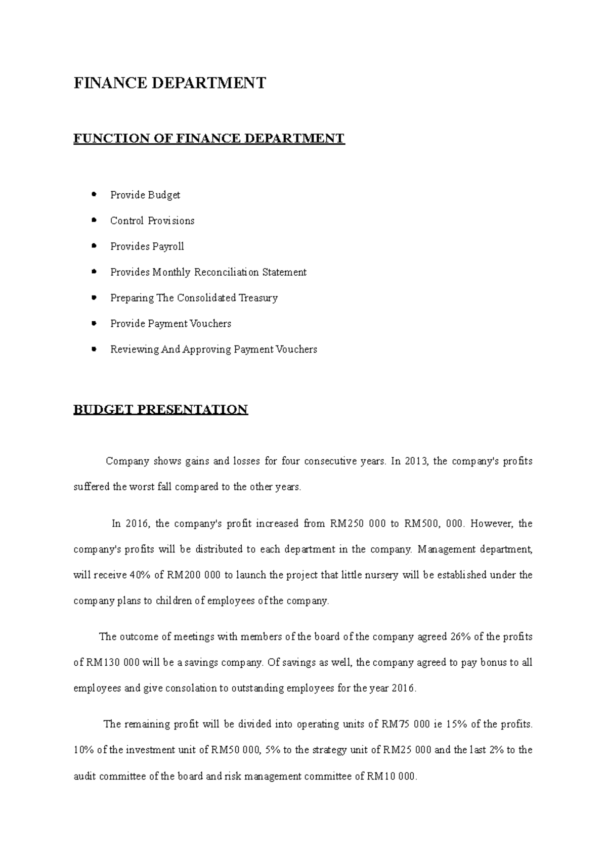 finance-department-report-assignment-finance-department-function-of