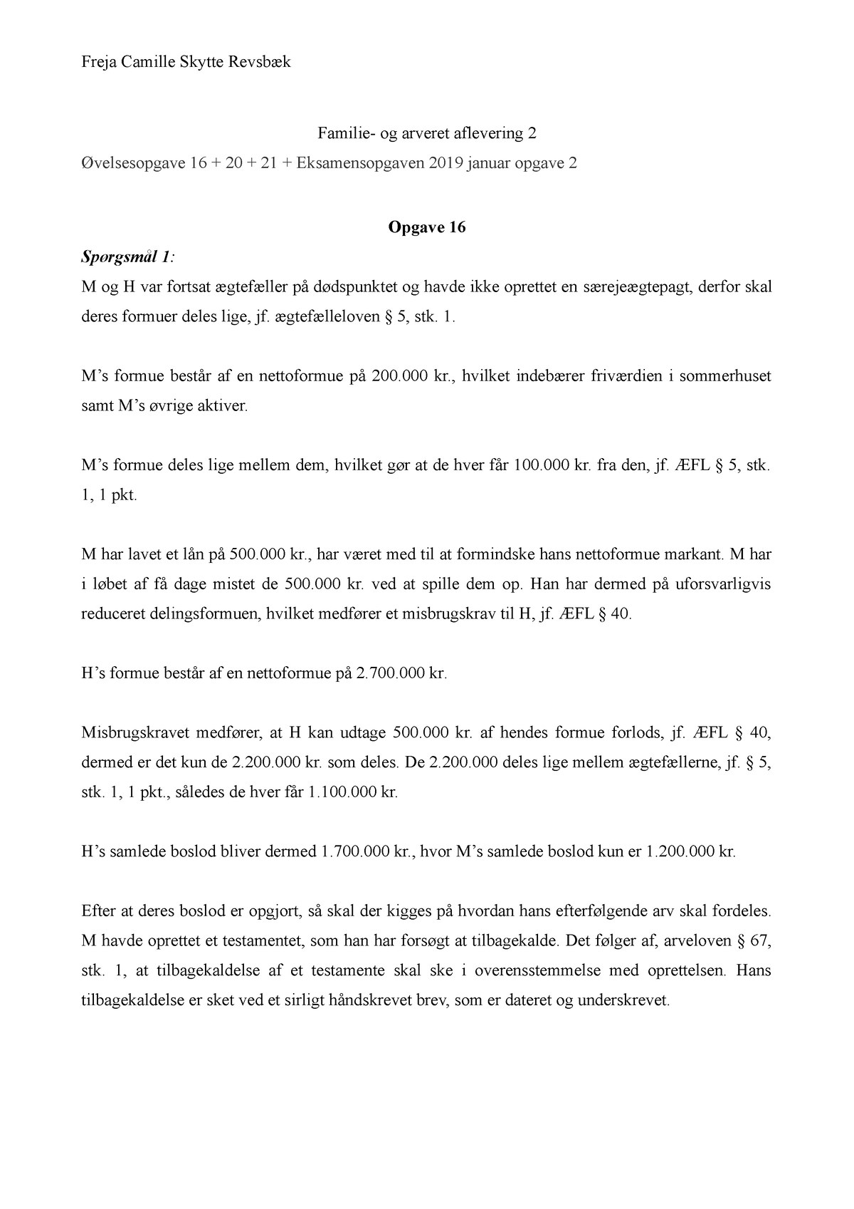 Familie- Arveret Aflevering 2 - Familie- Og Arveret Aflevering 2 ...