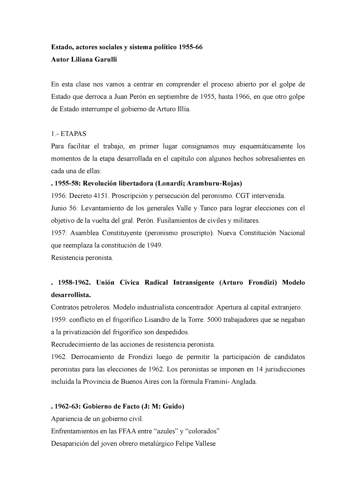 Guía Cap. 6 - Guia Cap 6 - Estado, Actores Sociales Y Sistema Político ...