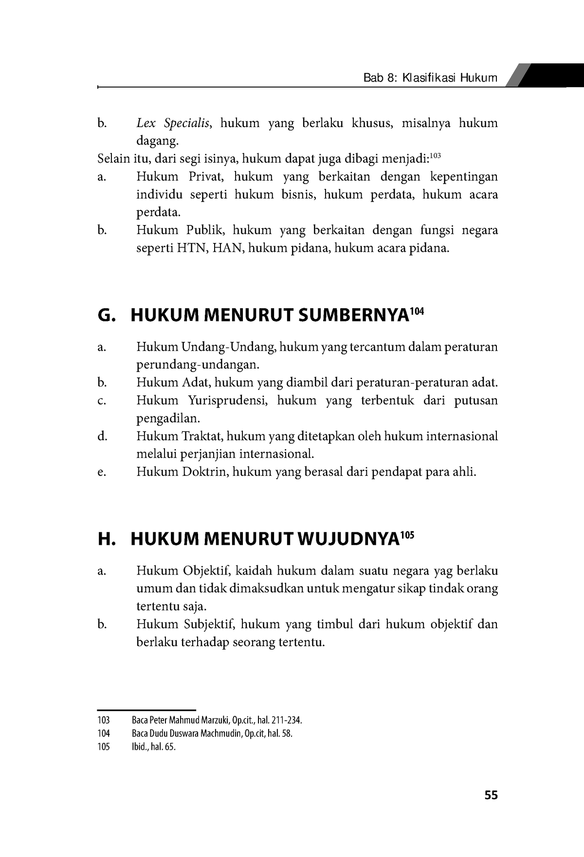 Merajut Hukum Di Indonesia-77 - Bab 8: Klasifi Kasi Hukum B. Lex ...