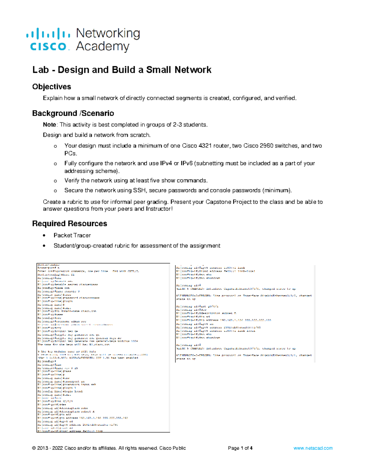 17 - long hu - Objectives Explain how a small network of directly ...