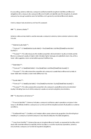 Chapter 5 - Statement OF Changes IN Equity - Chapter 5 Statement of ...