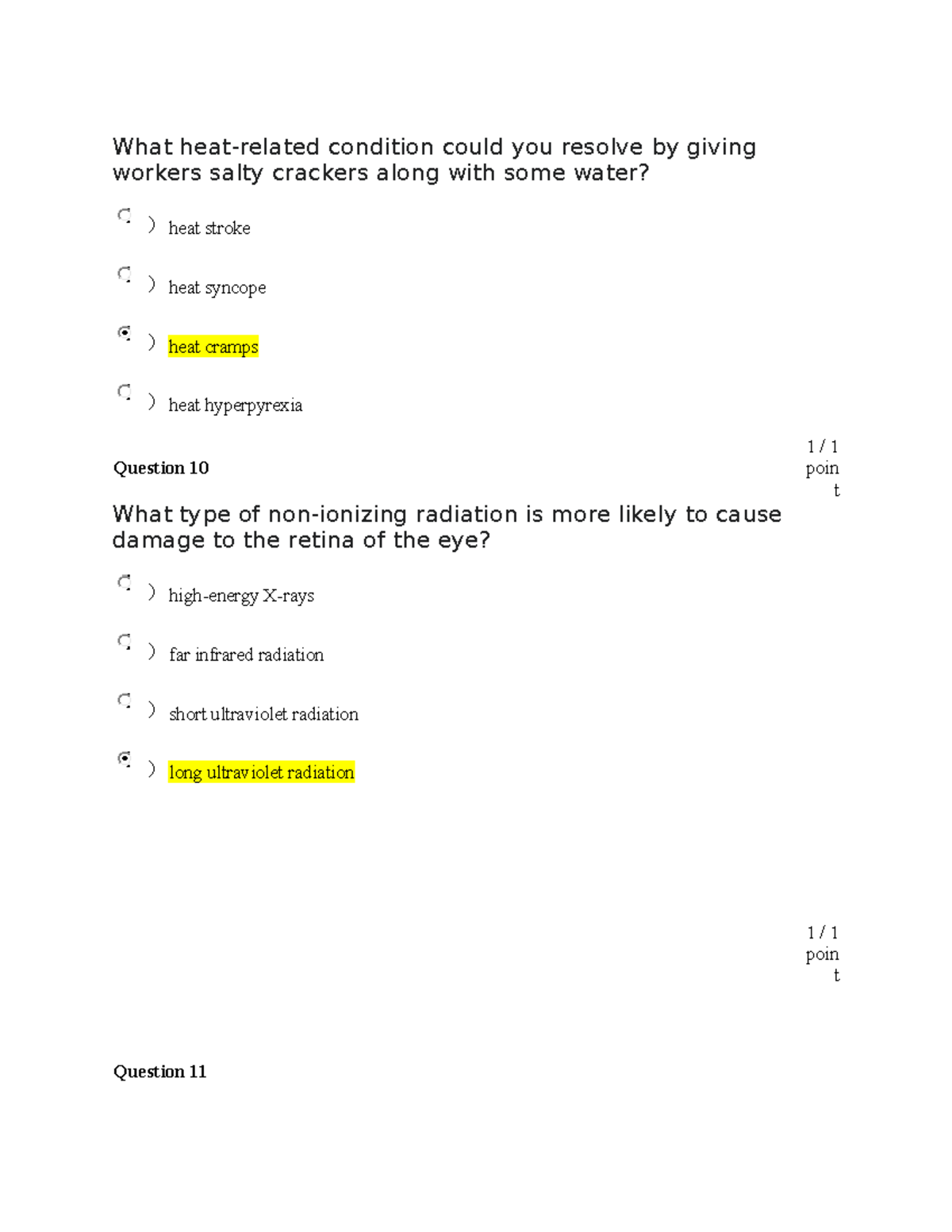 Quiz34 Occupational Health and Safety HURM Durham College Studocu