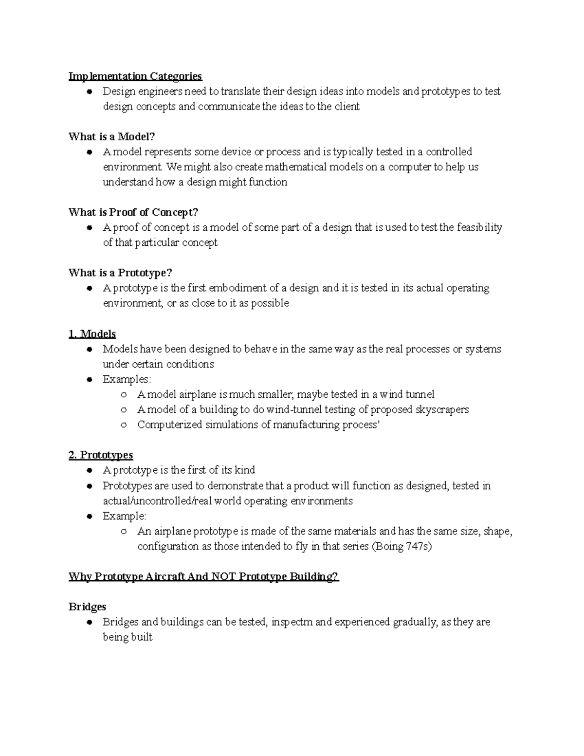 EDP Step 5 Notes taken on the 5th step of the EDP with Mukasa