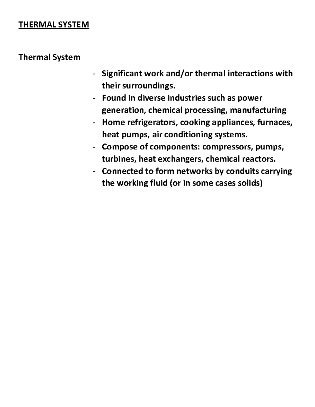 1. Thermal System Design - THERMAL SYSTEM Thermal System Significant ...