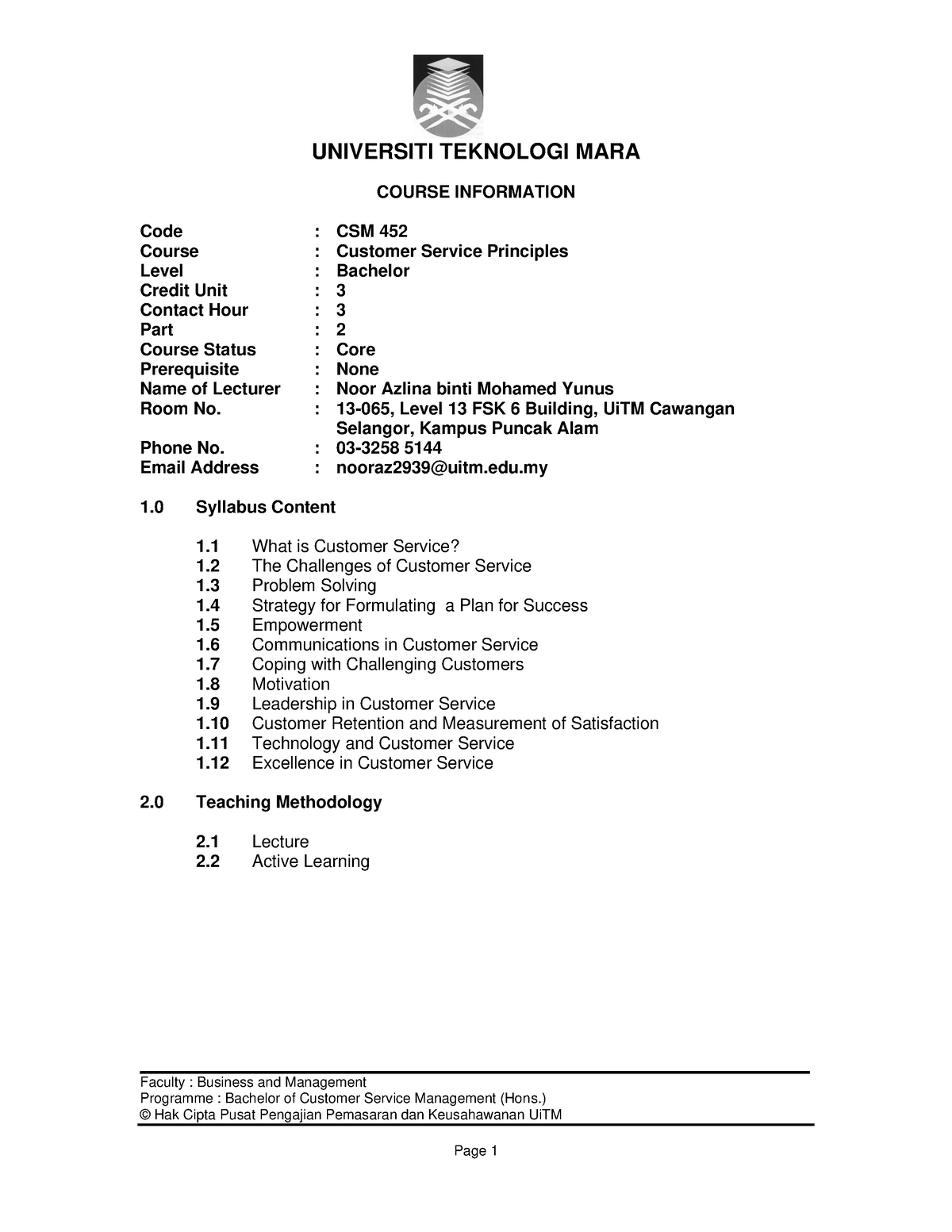 syllabus-csm452-faculty-business-and-management-programme