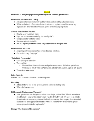 Nutrition, Growth And Behavior Notes Part 1 - Introduction Lecture 4 ...