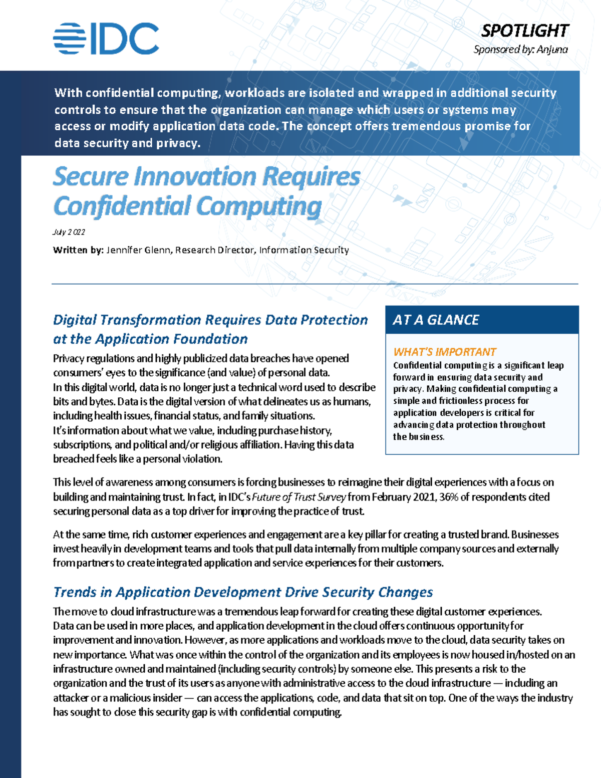 IDC and Anjuna white-paper-secure-innovation-requires-confidential ...