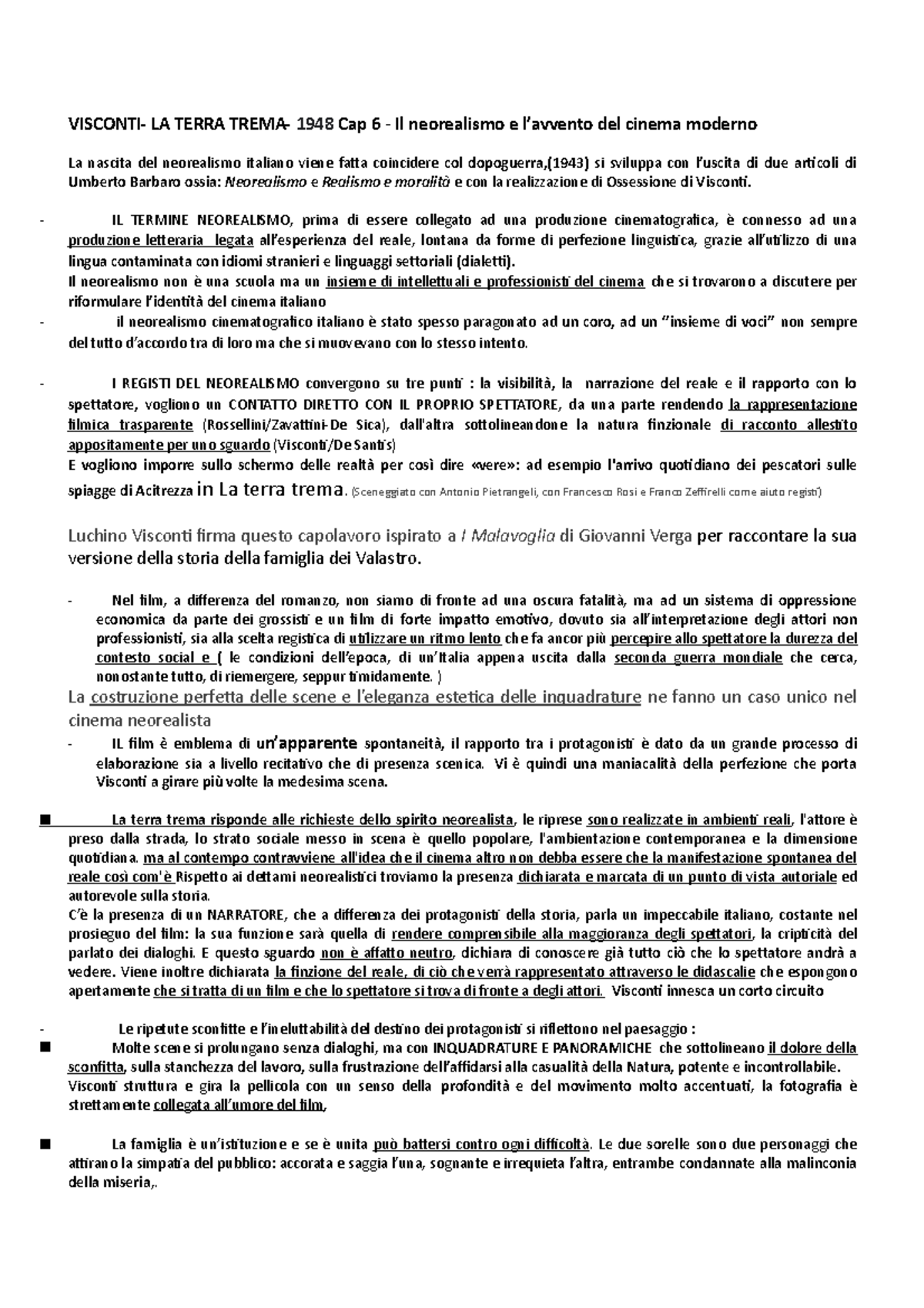 2. Visconti LA Terra Trema CAP 6 - VISCONTI- LA TERRA TREMA- 1948 Cap 6 ...