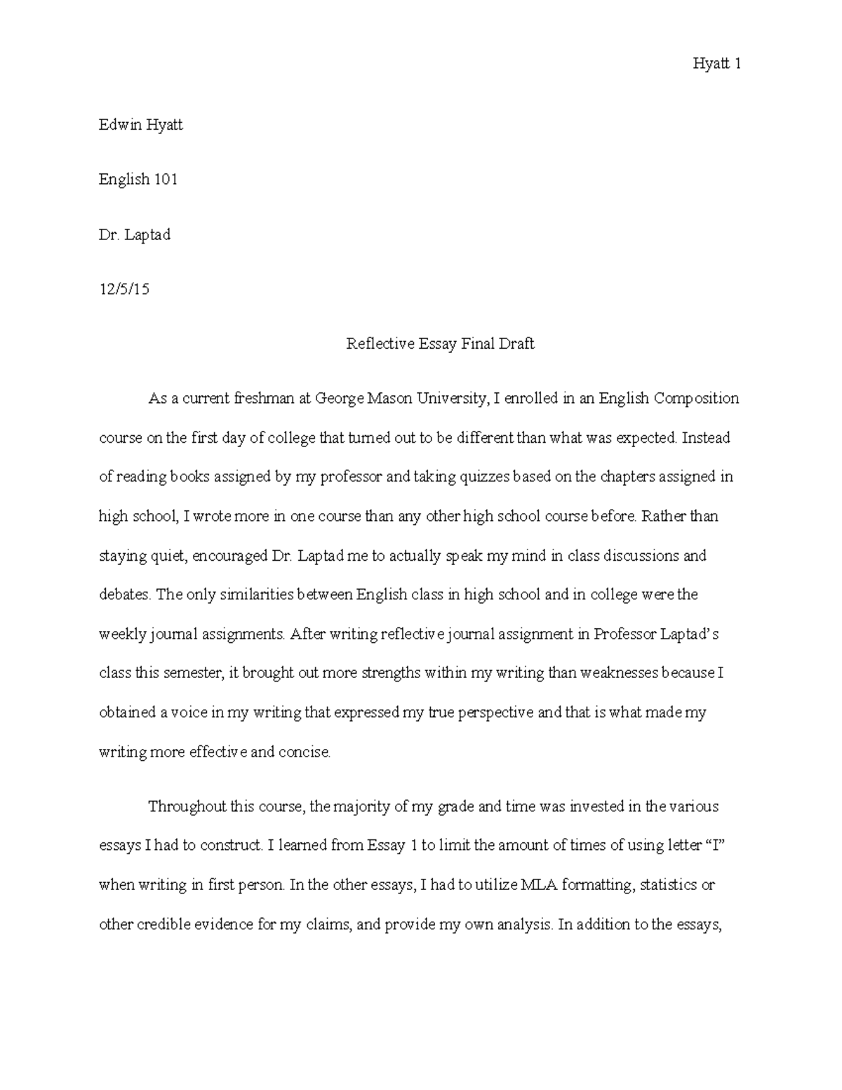 Helping Others Essay Hiroshima Essay also Metamorphosis Essays Reflective Essay Edwin Hyatt Iii Engh Composition Gay Marriage Essay Outline