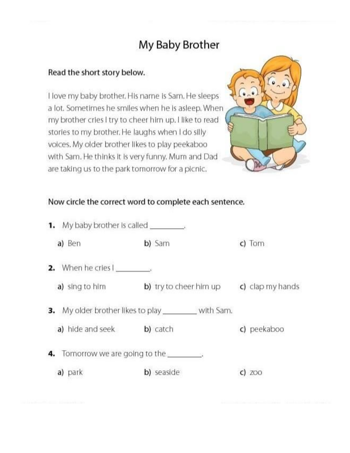 english comprehension worksheets grade 5