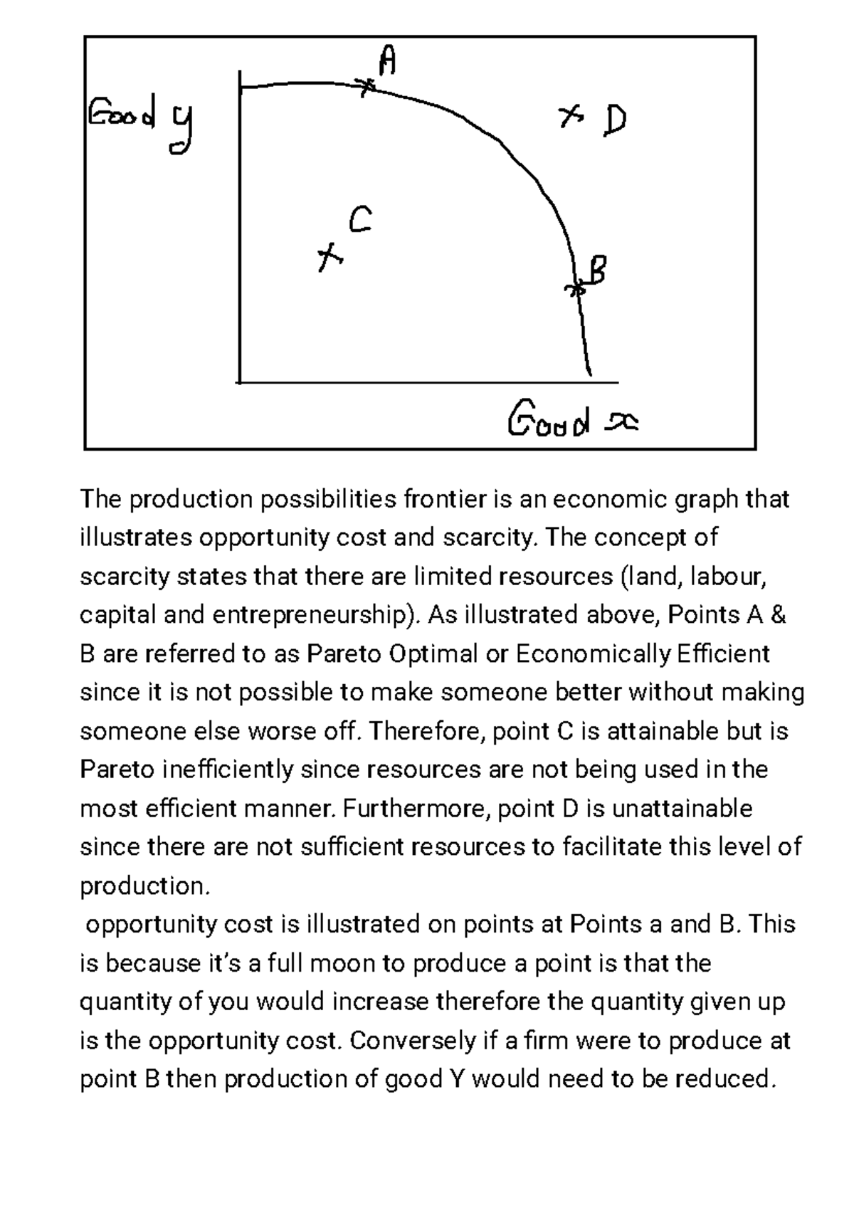 Production Possibilities Curve - Studocu